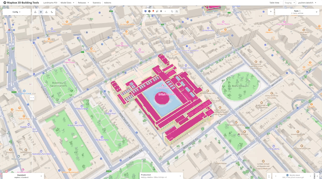 Default map review of the British Museum building in London