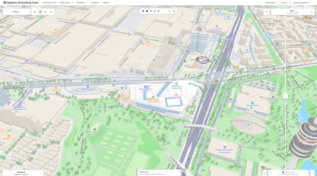 BMW Welt 3D model on the map with Jira issue details in split view